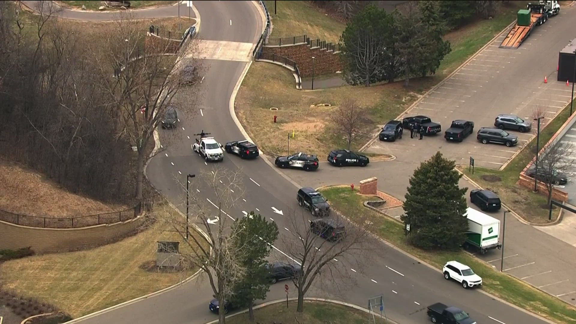 A city spokesperson said there were reports of a possible intruder on the UHC campus.