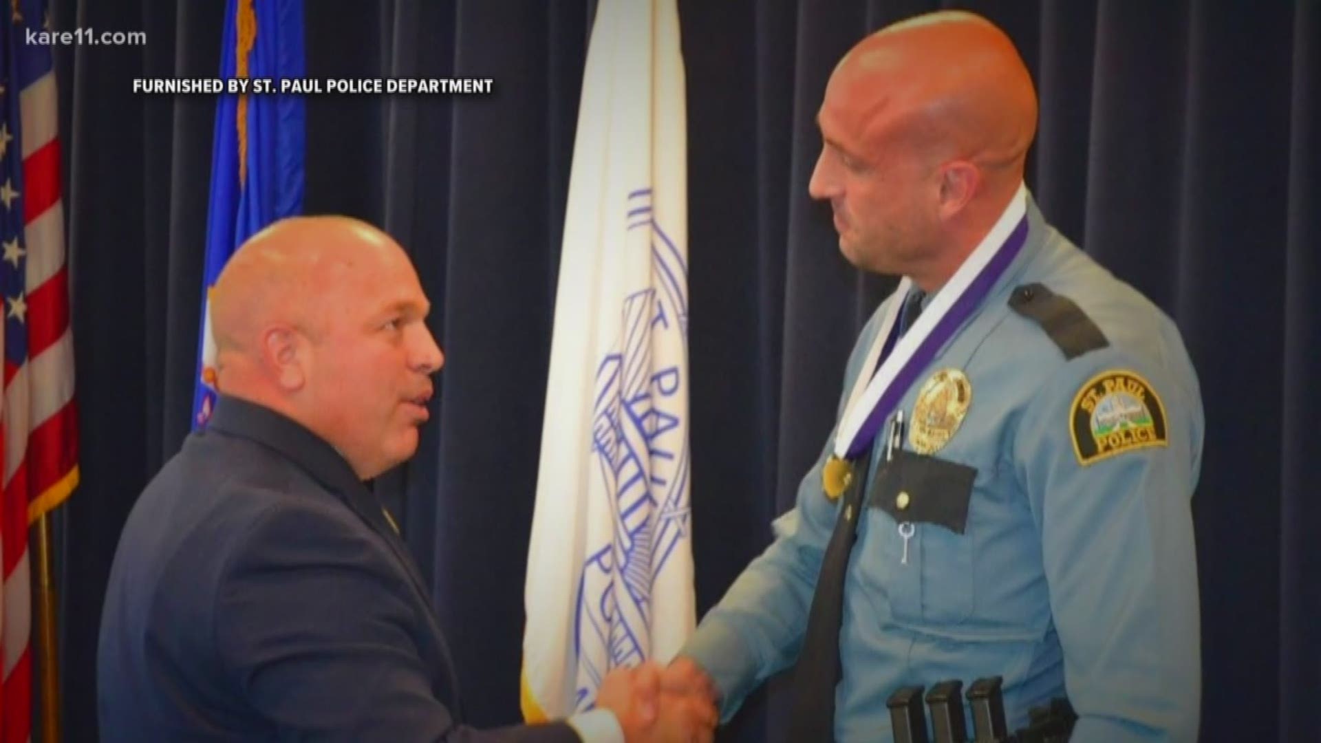 As May comes to end so does mental health awareness month.  
But the talks don’t have to end. Earlier this month, a St. Paul Police Officer was honored for saving the life of a shooting victim.
But he said that life he saved changed him.