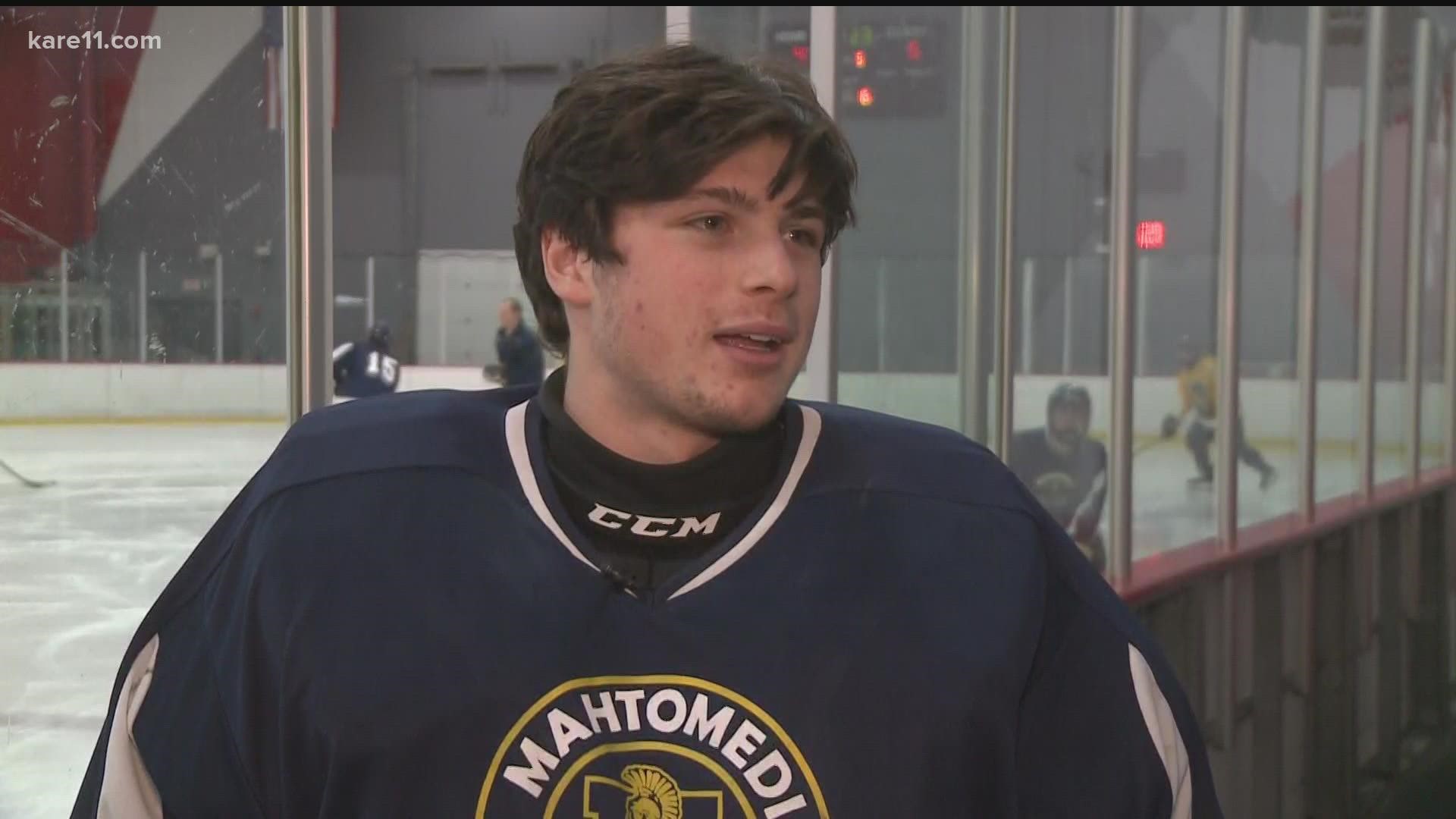 Mahtomedi goalie Ben Dardis snapped a prized state of hockey boys record with 18 career shutouts.