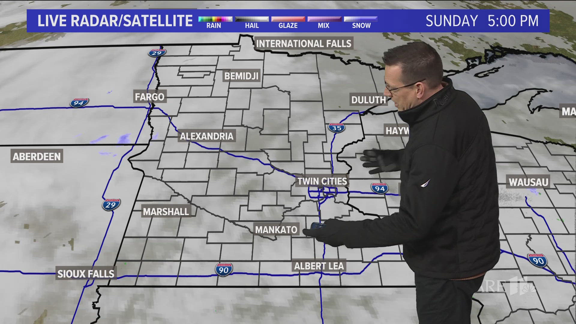 We'll stay under gray skies again today along with mild temperatures before showers move in late tonight. Arctic air arrives after Thanksgiving.