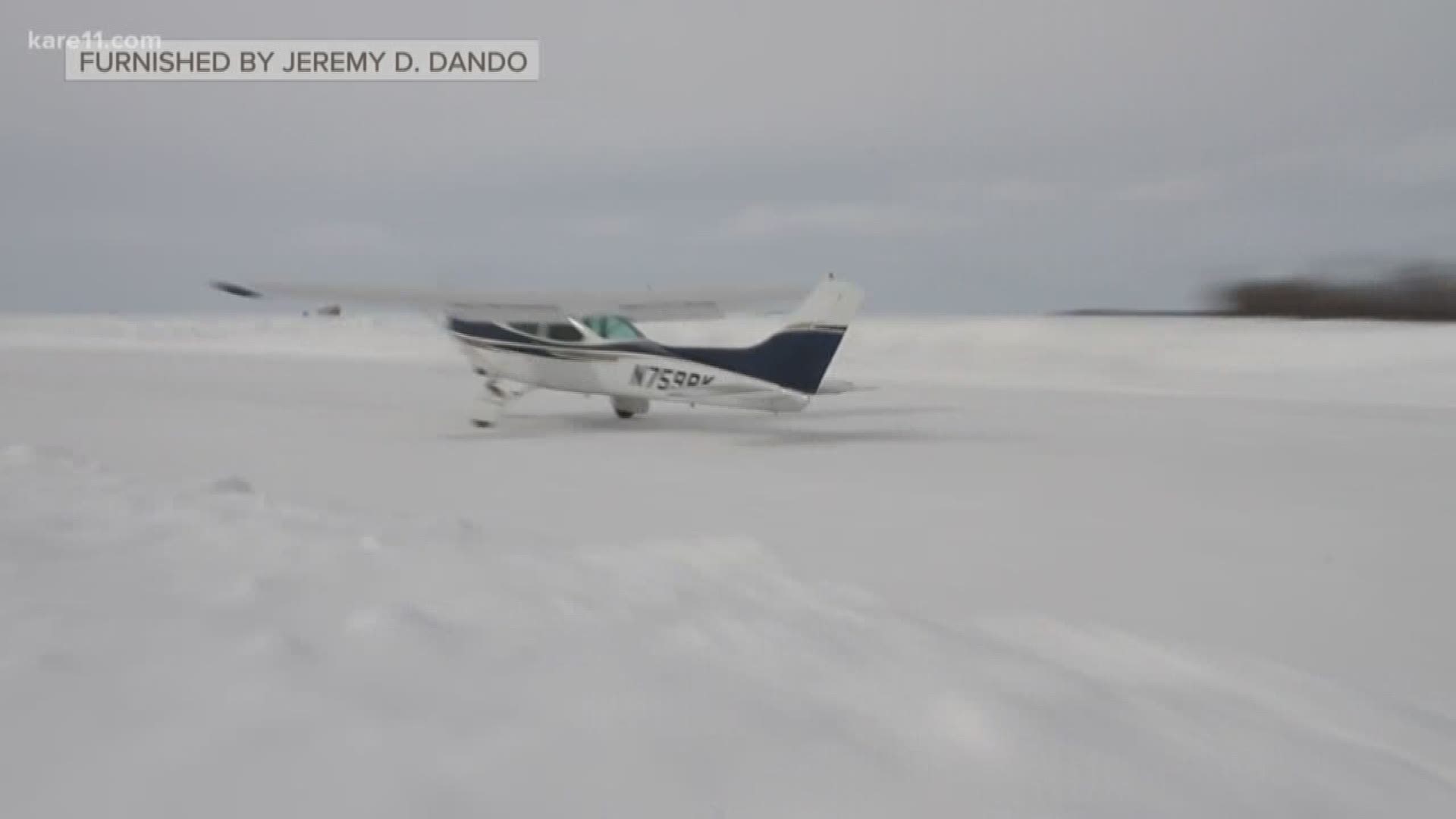 Lake Mille Lacs turns into 'iceport'