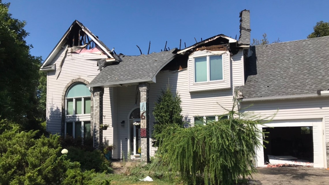 Lightning strike believed to cause house fire in Eagan