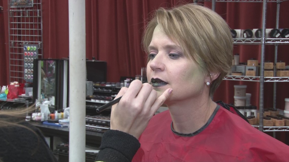 Kim Insley's spooky witch transformation