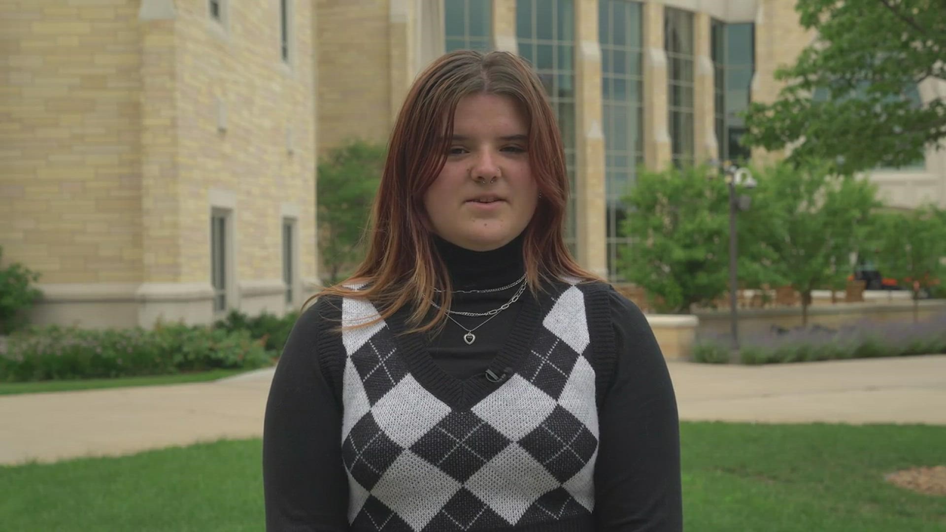 Student reporter Dalaney Villebrun partnered with coaches from KARE 11 to produce this story for ThreeSixty Journalism's annual TV Broadcast Camp.