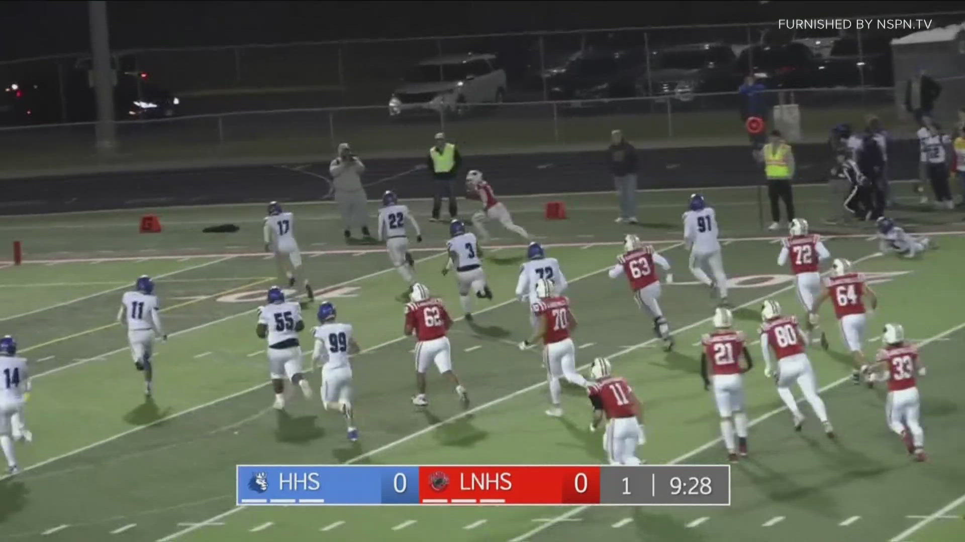 Keep up with the highlights from Friday's high school football matchup!
