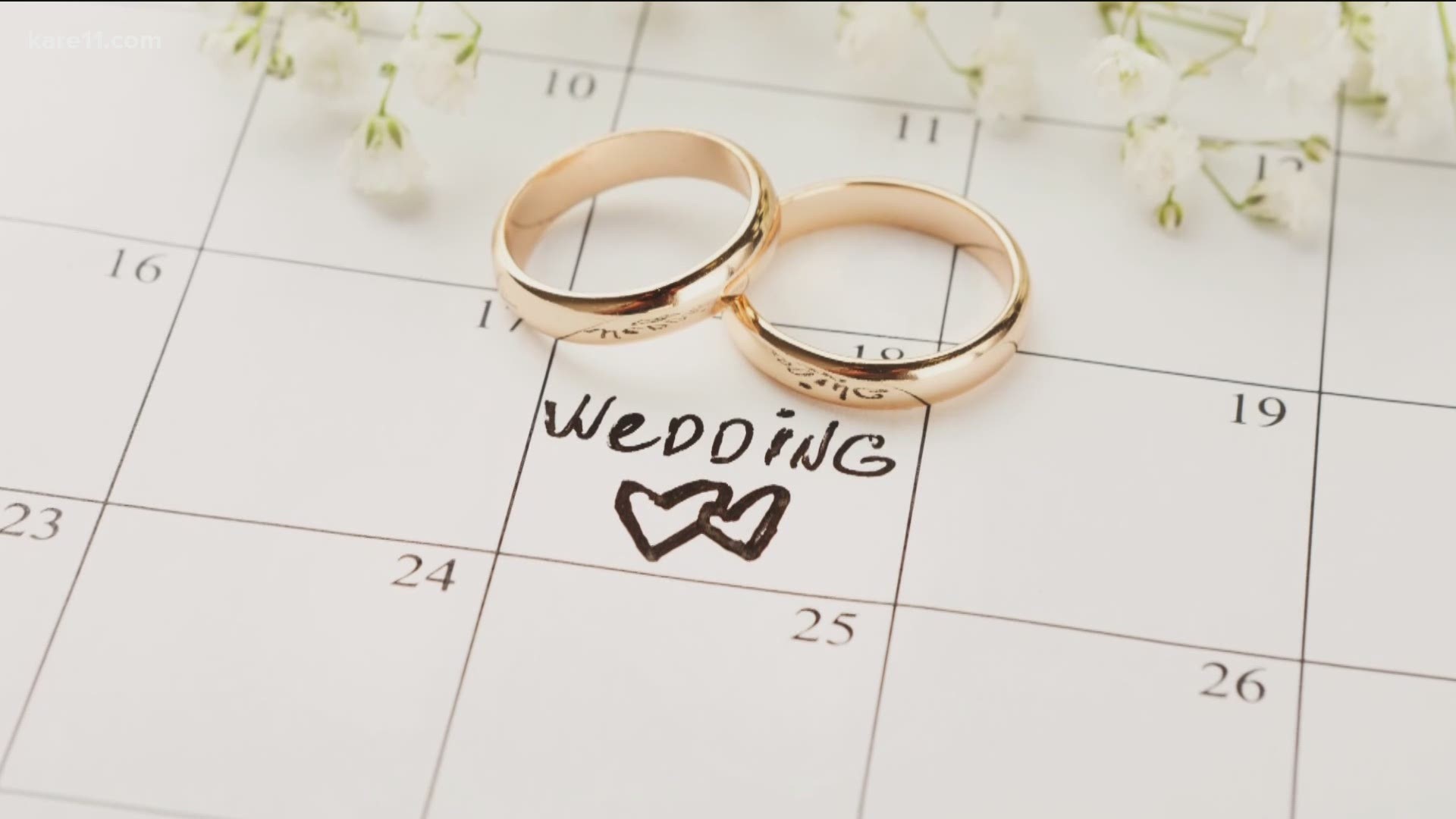 As COVID-19 restrictions are lifted nationwide, wedding planners say couples that previously postponed weddings, are competing with those who are recently engaged.