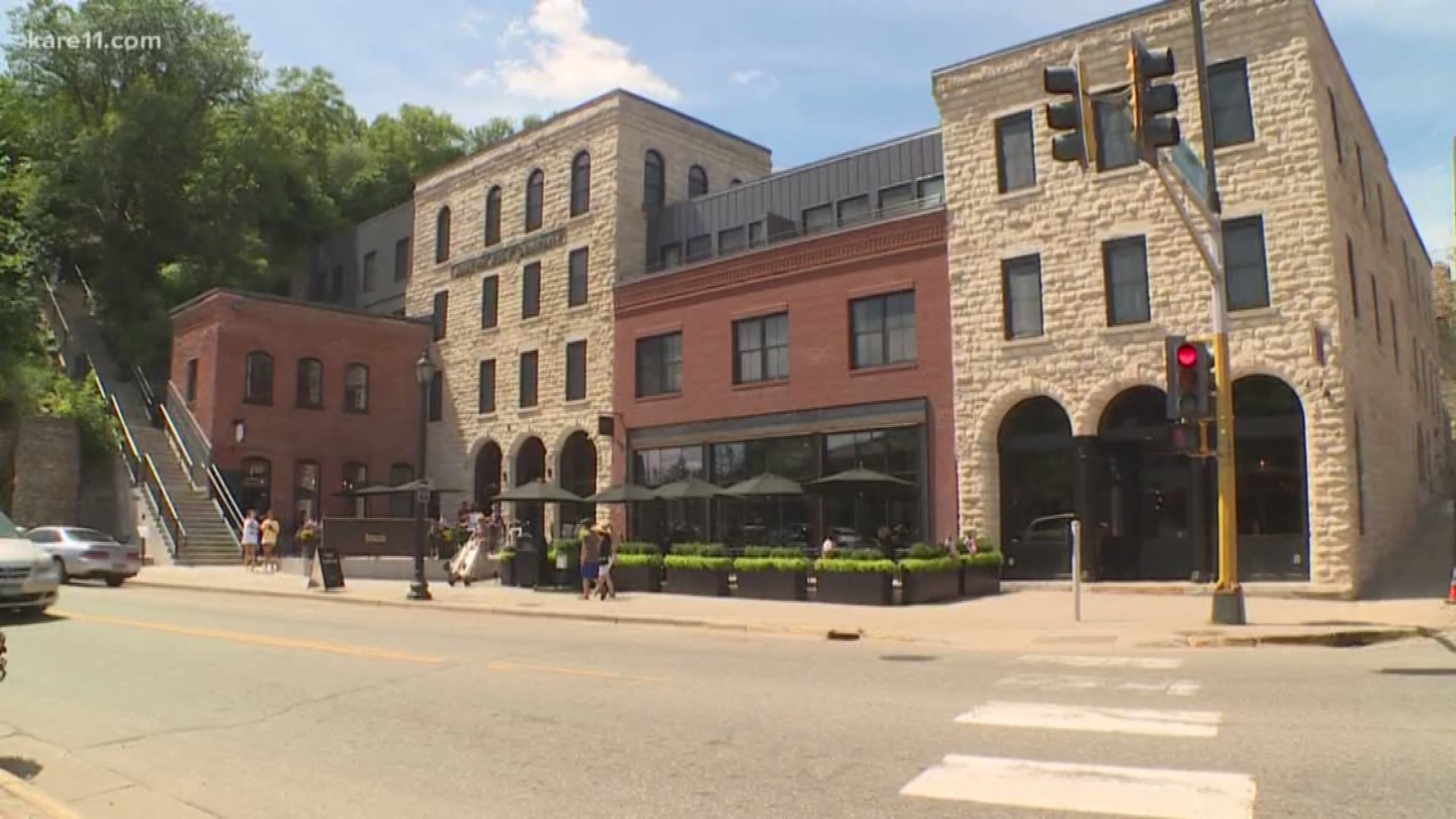 The new hotel and restaurant honors the history of Stillwater in a modern setting.