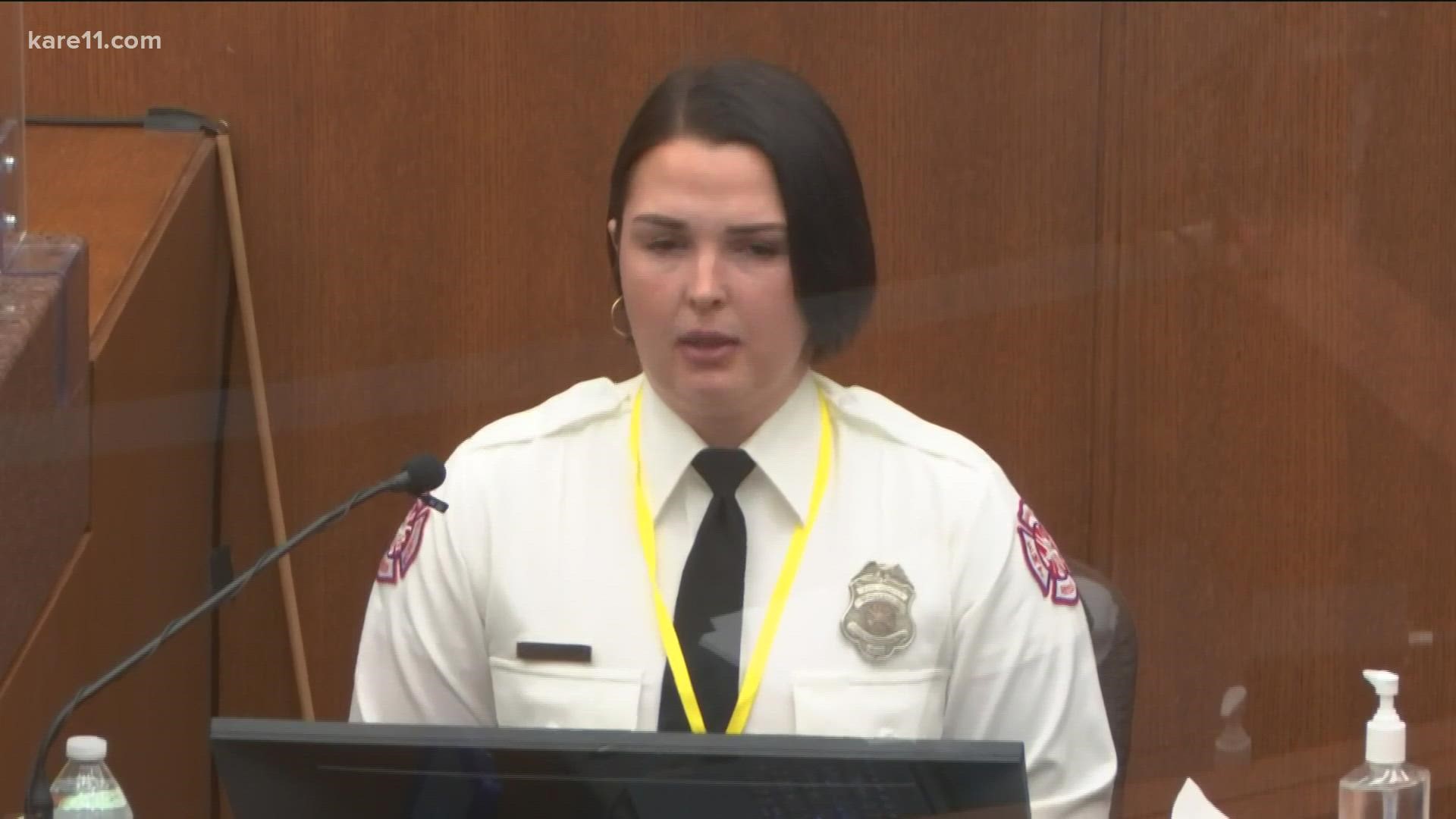 Minneapolis firefighter Genevieve Hansen told the jury that she wanted to provide medical attention to George Floyd, but officers did not allow it.