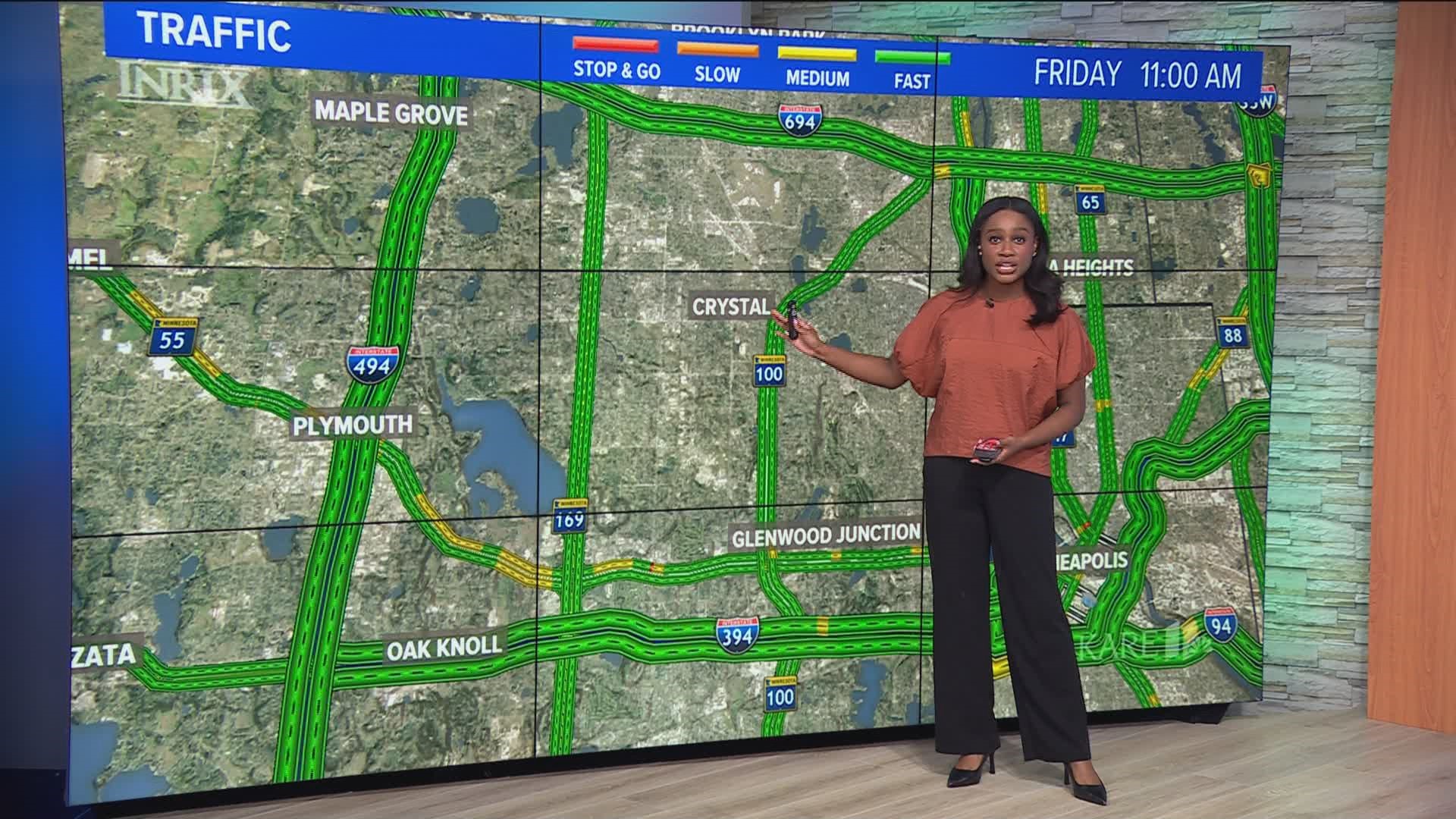 KARE 11's Cece Gaines has a rundown of major road projects going on this weekend that could throw a wrench in your plans.