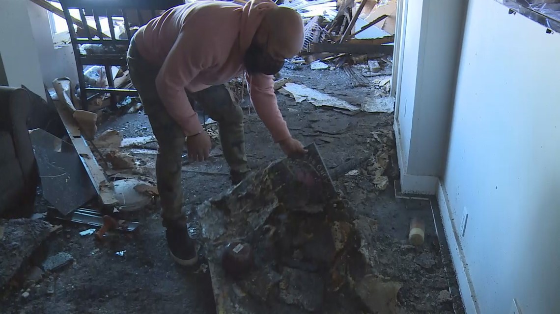 Twin Cities Relief Initiative volunteer loses house in fire