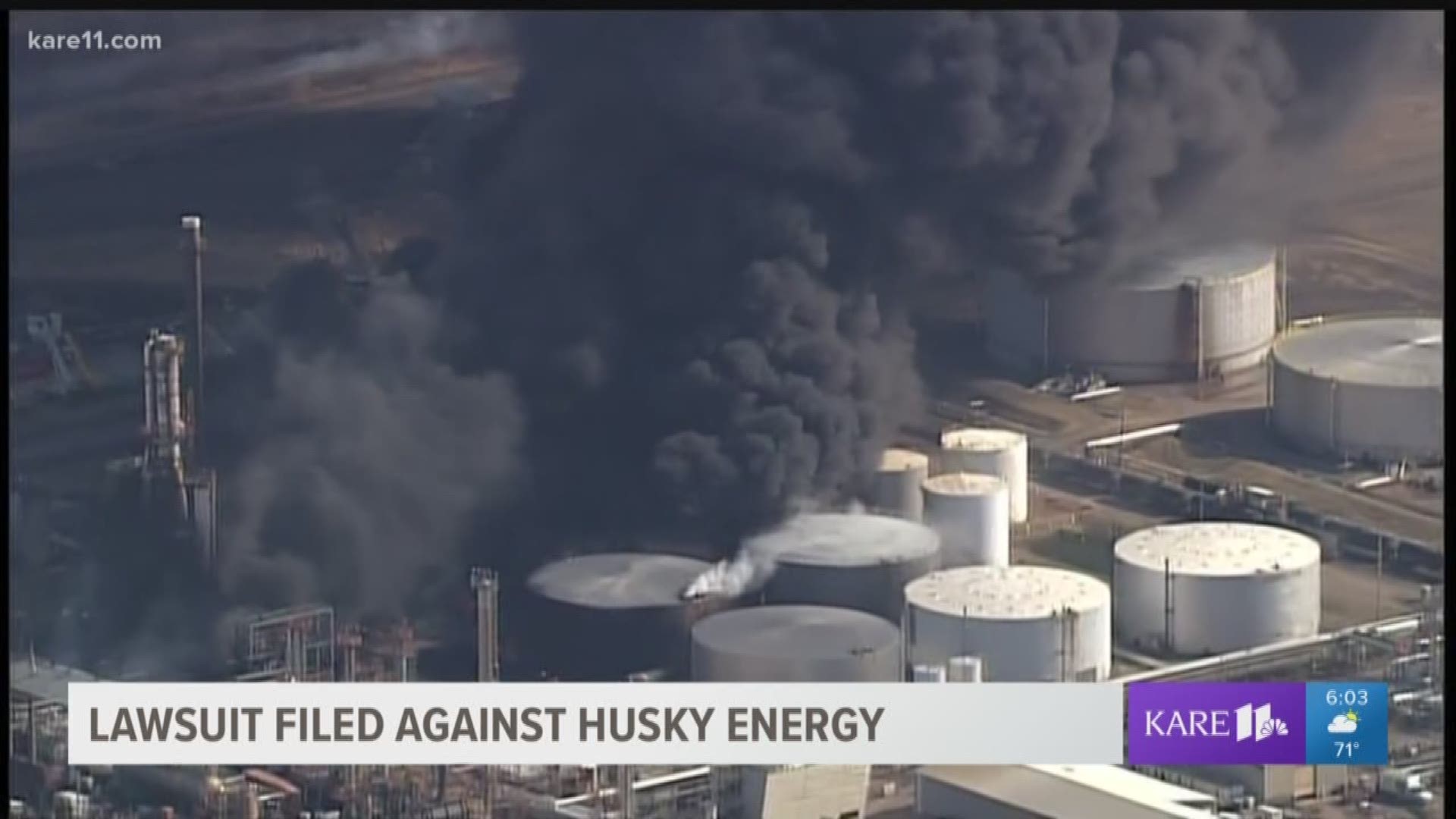 Lawsuit filed against Husky Energy, Superior Refining