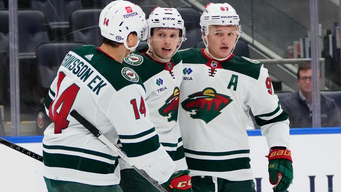 Kirill Kaprizov, Joel Eriksson Ek Score In Third To Lead Wild | Kare11.com