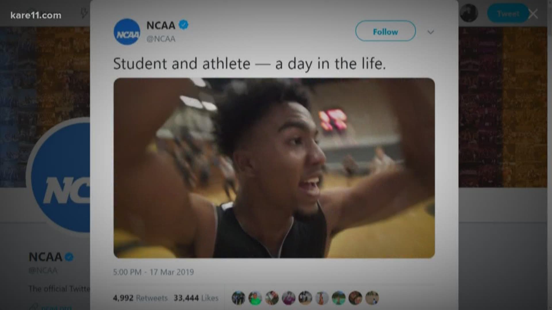 While we're hype for the Final Four, student athletes aren't exactly happy over a new ad promoting the big dance and the NCAA.