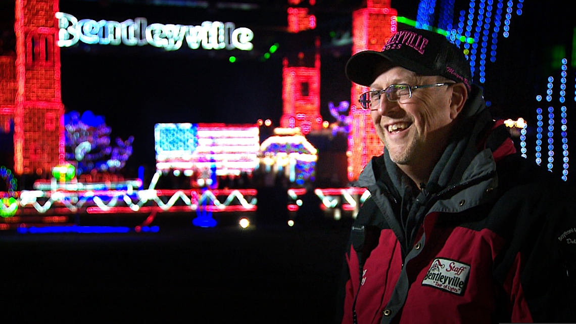 From humble start, Nathan Bentley built nation's largest free walk-through light display in Duluth