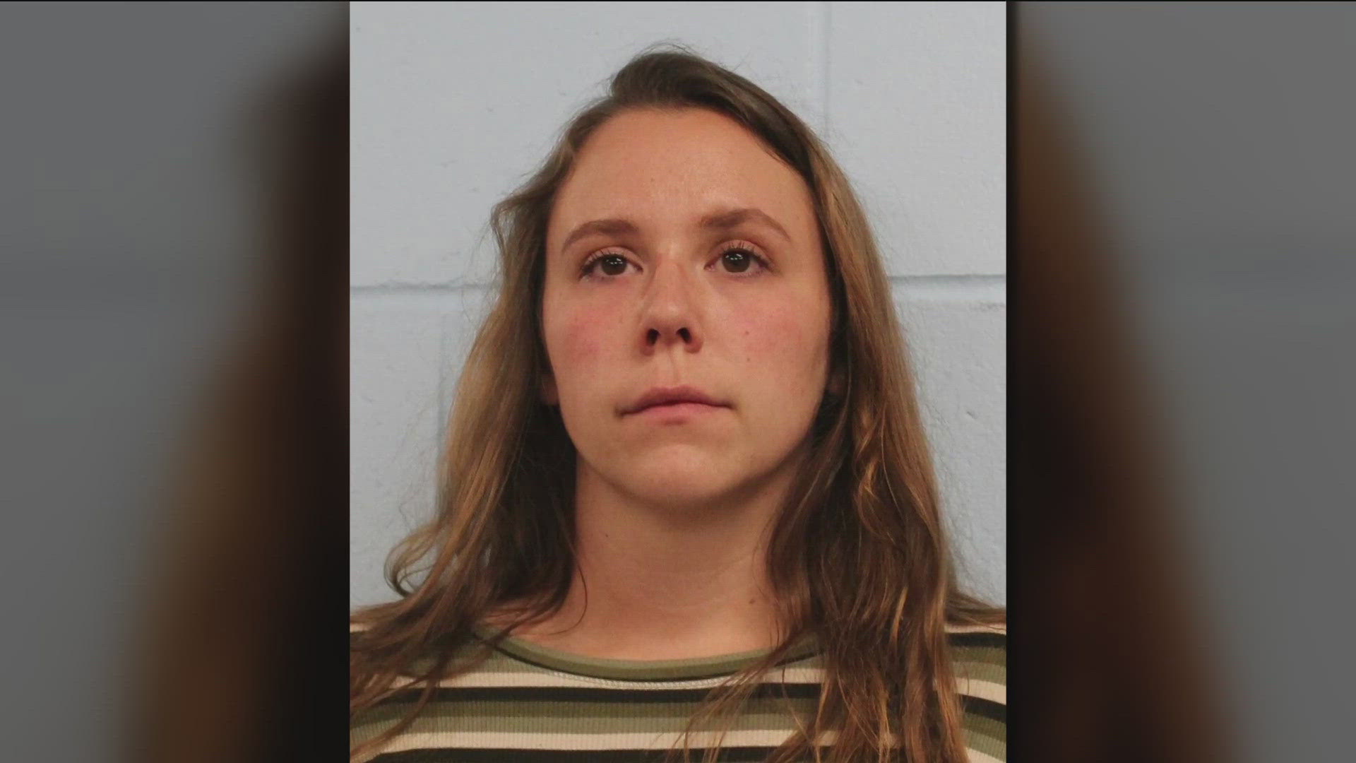 Madison Bergmann, a teacher at an elementary school, is accused of texting and kissing a fifth grade student.