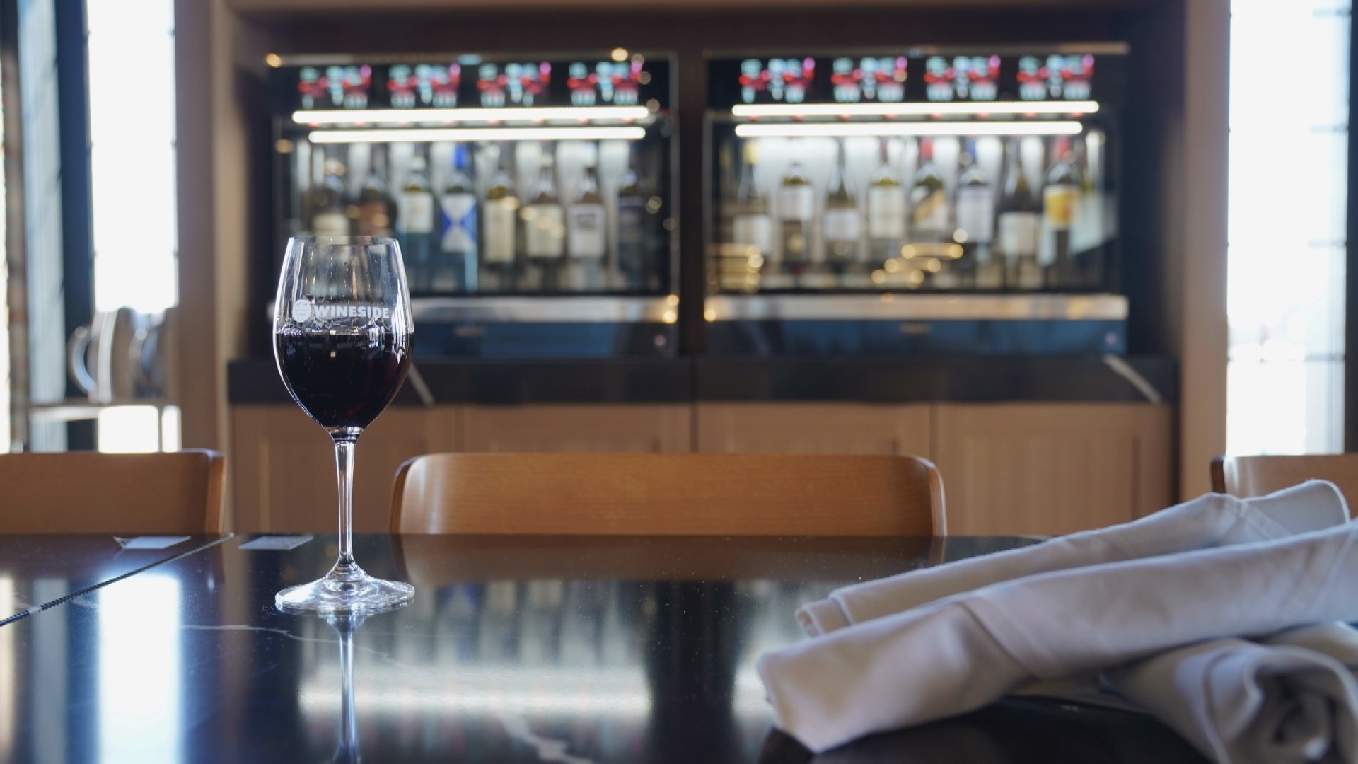 Selfserve wine bar in offers 100+ wines