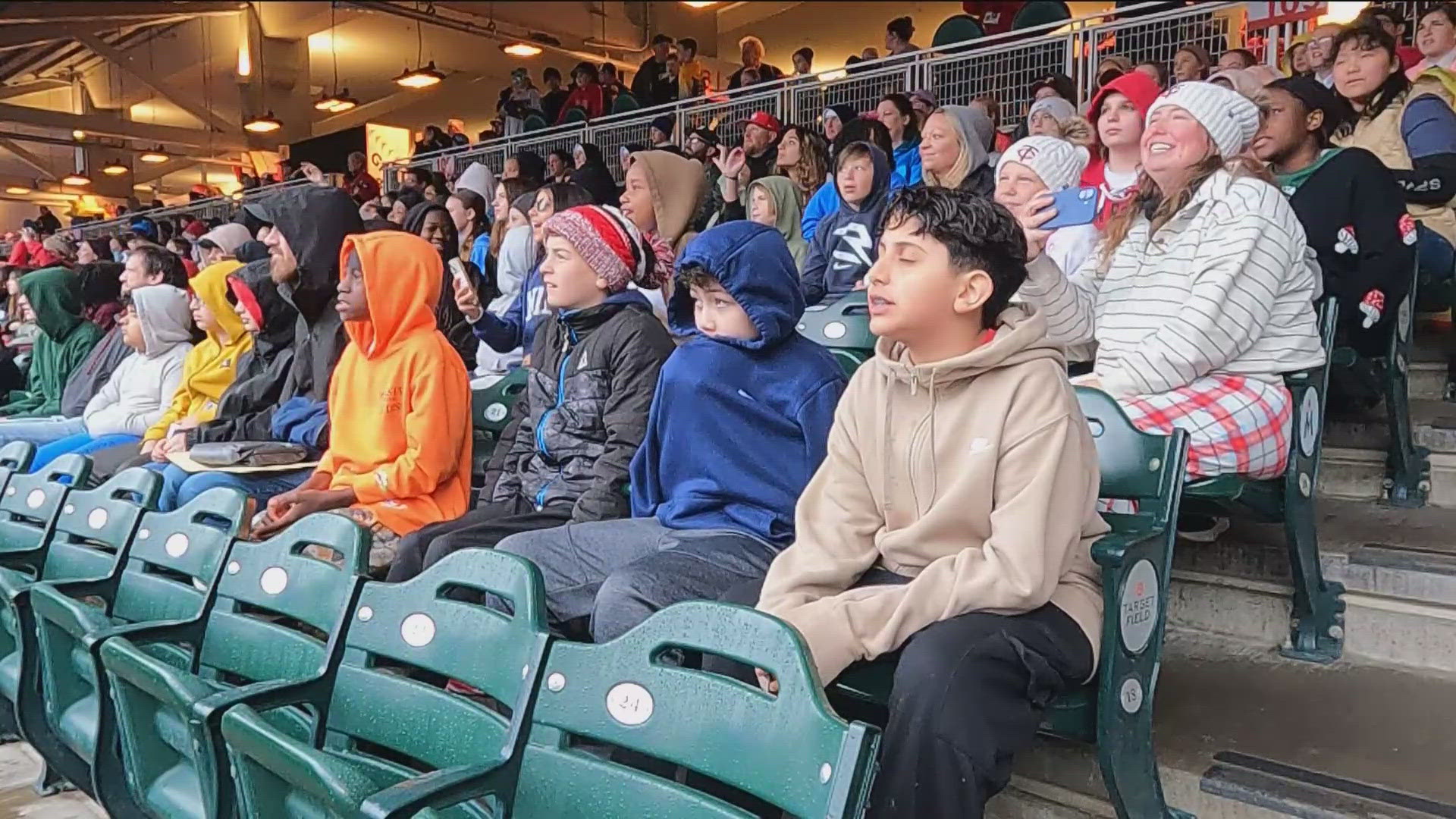 "Weather Day" has been an annual tradition at Target Field since the field first opened in 2010.
