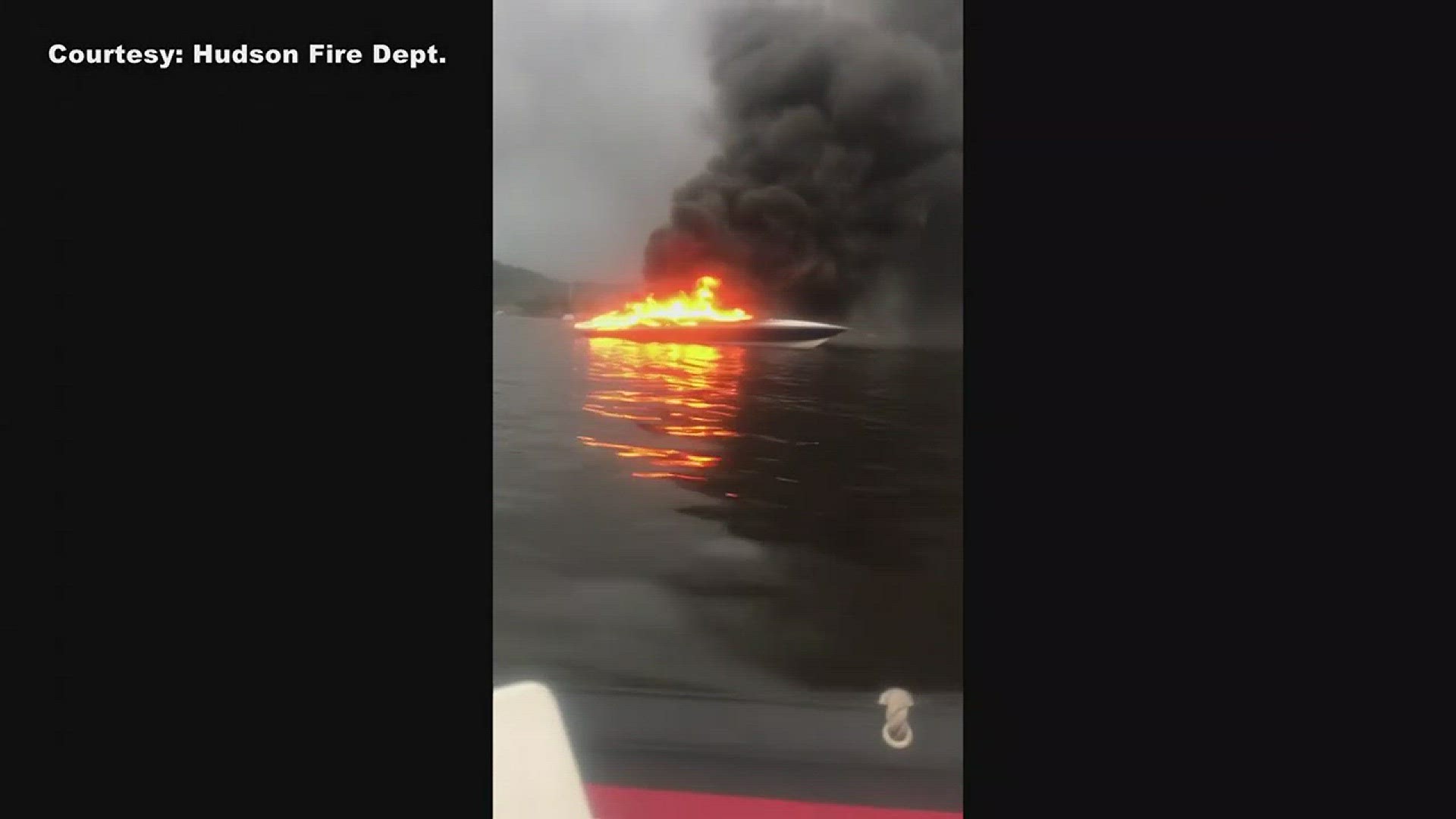 According to the Hudson Fire Department, no one was injured when a boat exploded on the St. Croix River on Friday. https://kare11.tv/2vGe1sK
