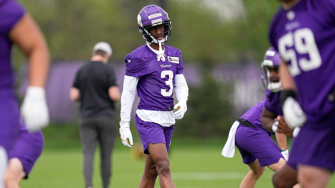 Dog emergency led to ticket for going 140 mph, Vikings' first-round pick  Jordan Addison says - WTOP News