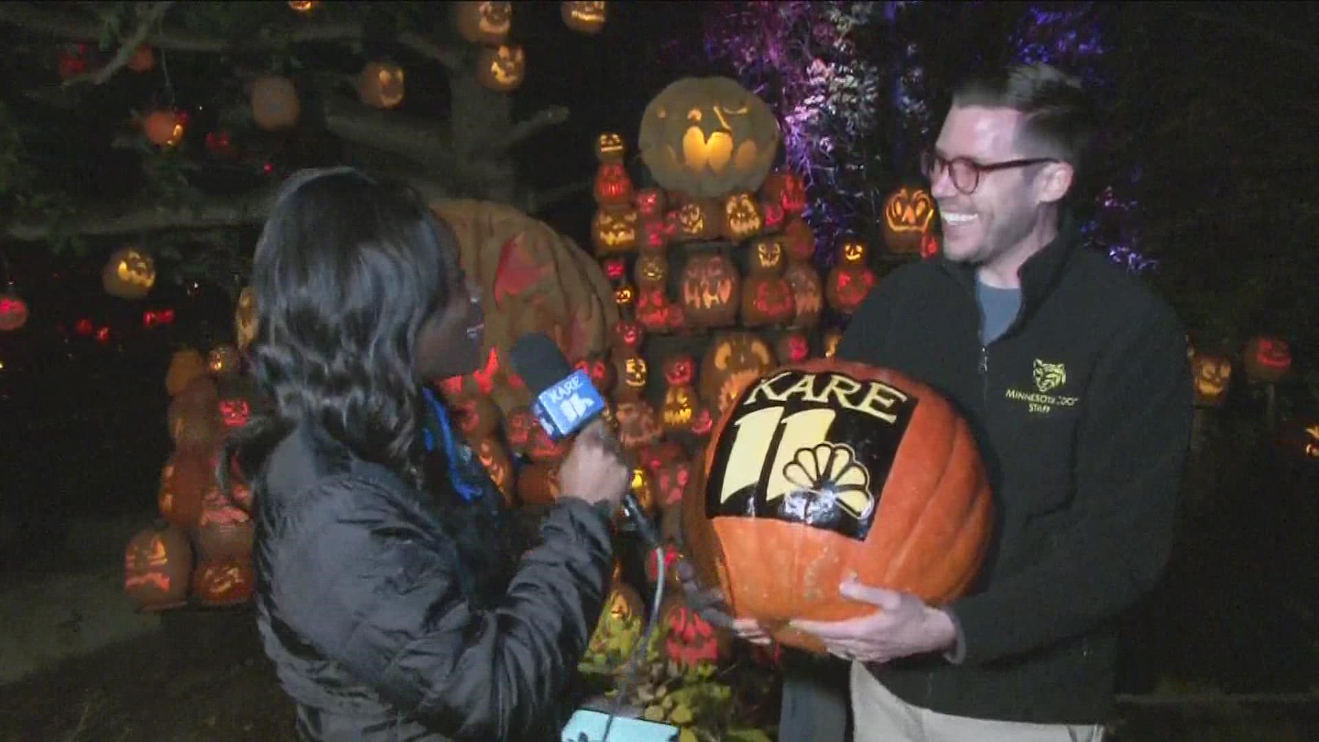 The Jack-O-Lantern Spectacular is happening at the Zoo, nightly through Nov. 5.