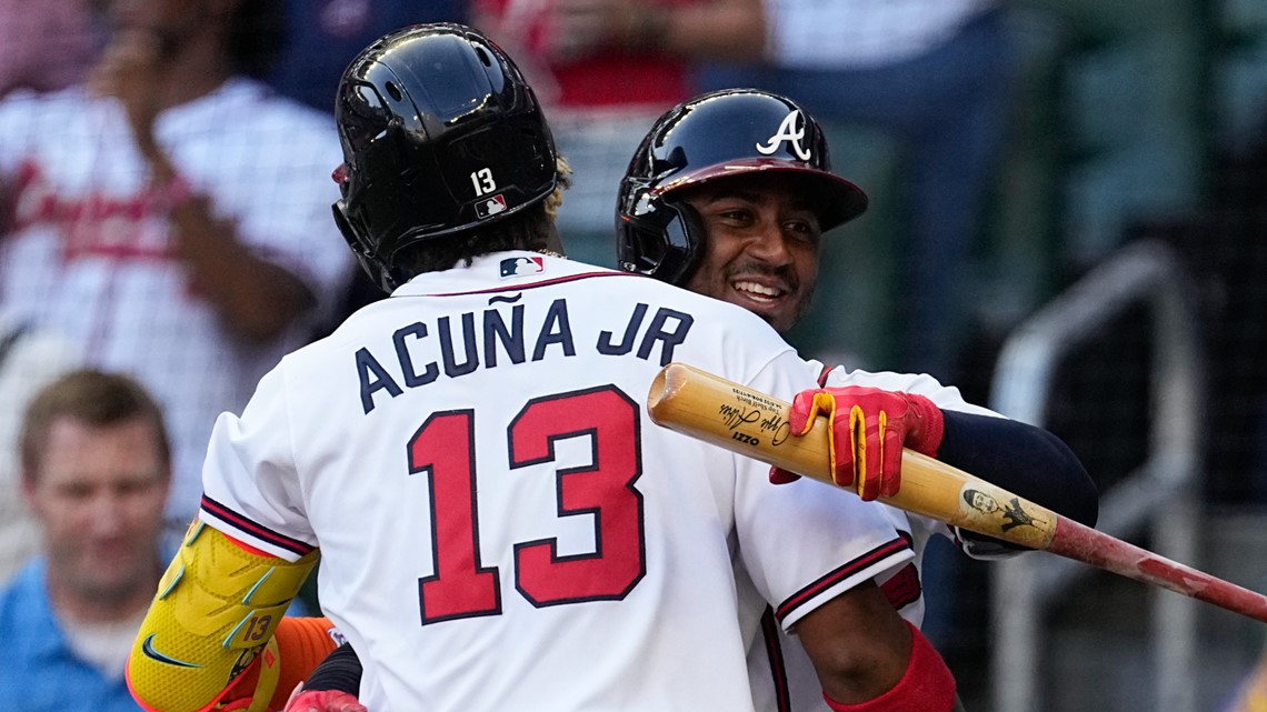 Acuña hits 2 HRs as power-hitting Braves keep rolling, beat Ryan
