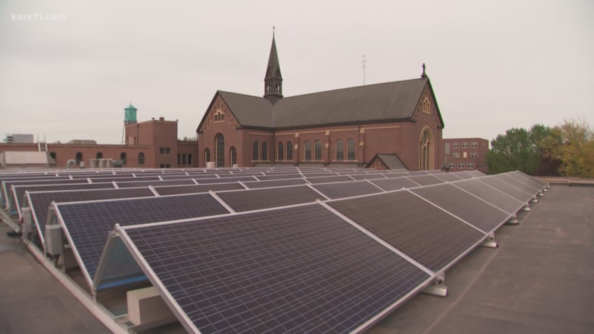 Solar is already making strides in Minnesota... and saving money. As Boyd Huppert shows us-- a group of nuns are among those leading the charge for solar.