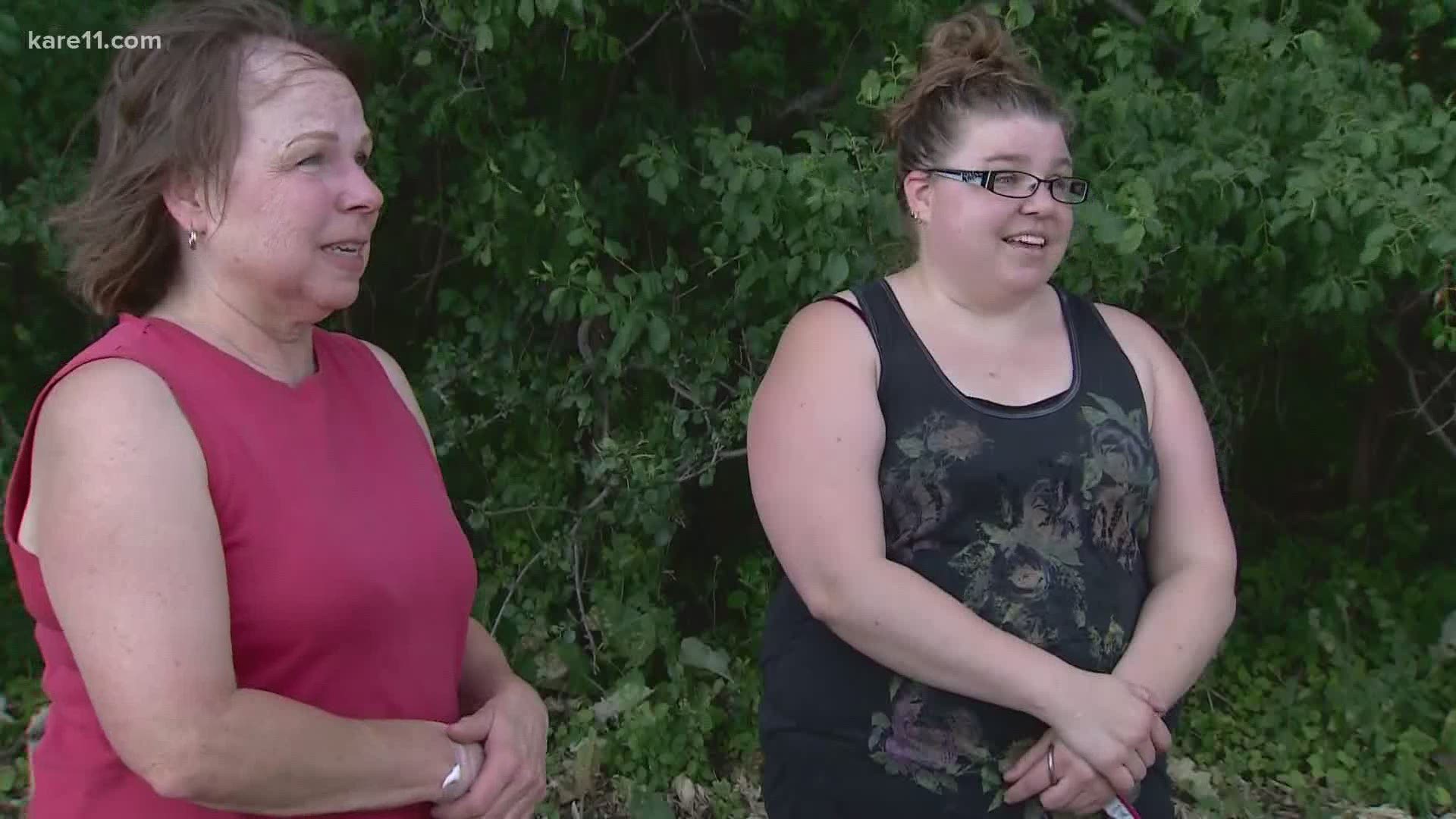 Sue and Leanna Peterson discovered Donald Wieberdink who had been missing for more than 24 hours