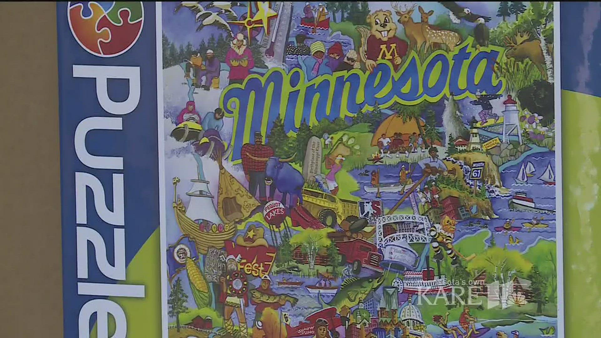 A Minnesota couple's business has created a twist in the puzzling world.