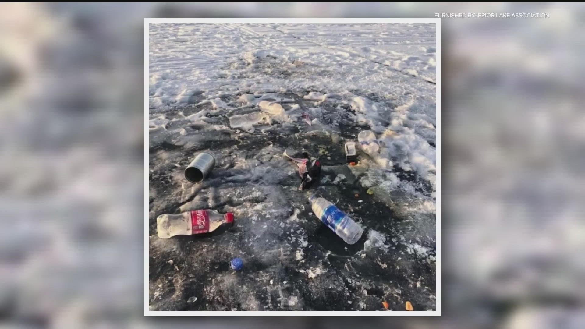 Volunteers are pushing for new legislation to combat trash left behind after ice fishing.