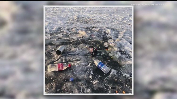Volunteers push for tougher laws after anglers leave tons of trash, waste on ice