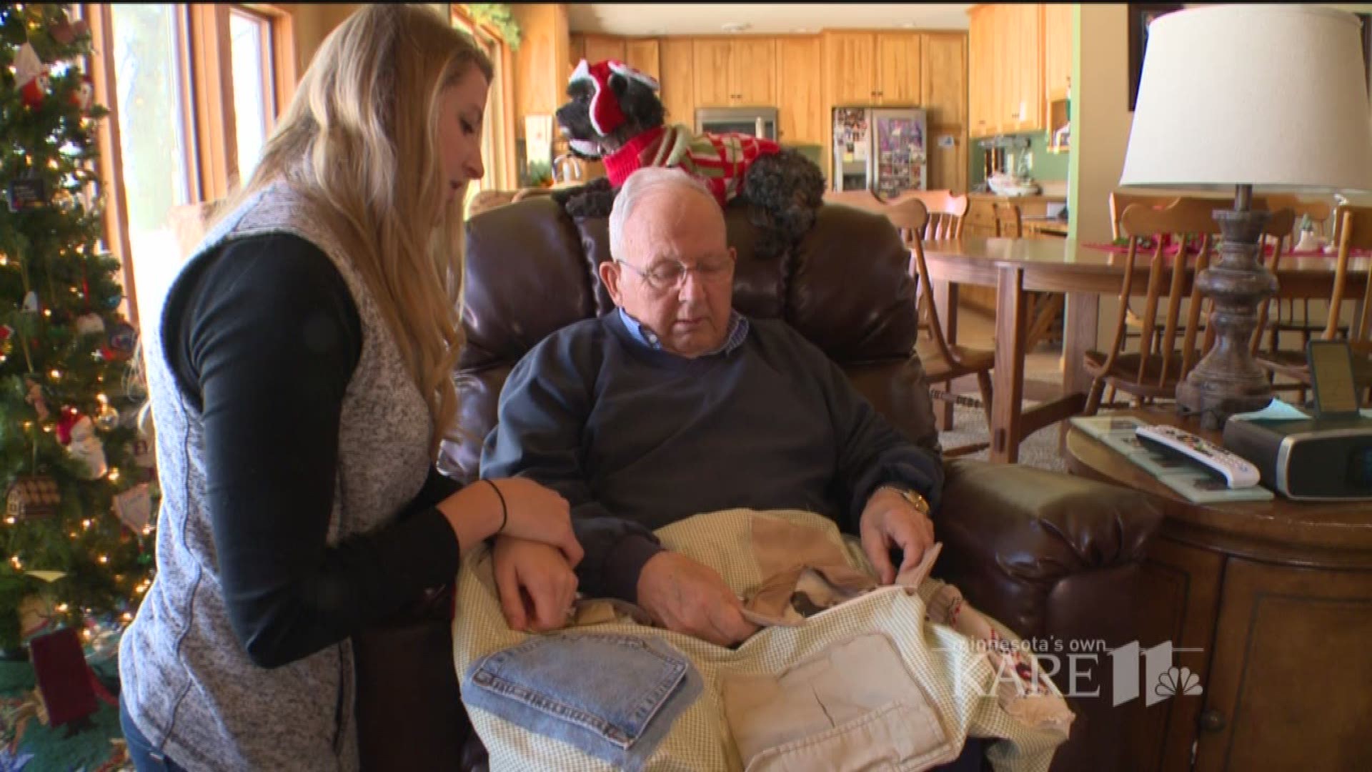 'Fidget Quilt' helps man with Alzheimer's