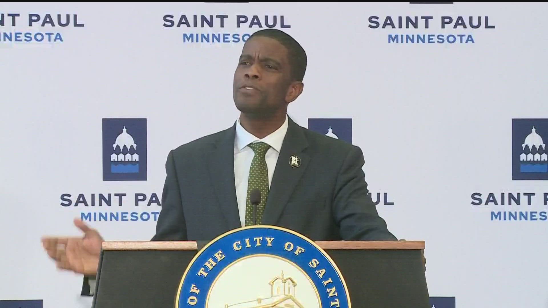 St. Paul's Mayor Melvin Carter delivers the 2023 State of City address.
