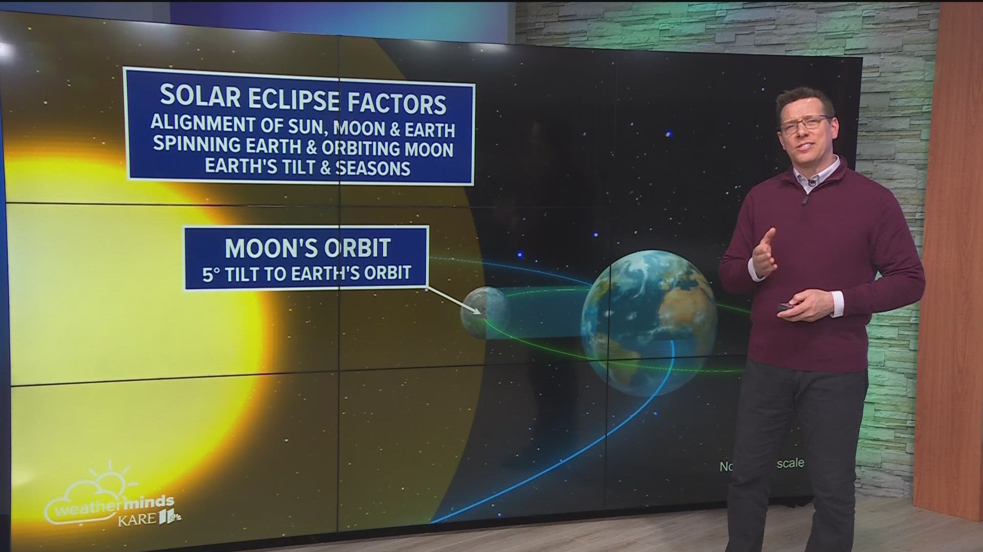 KARE Meteorologist Jamie Kagol  explains why this year’s solar eclipse took a different path than the last one in 2017.