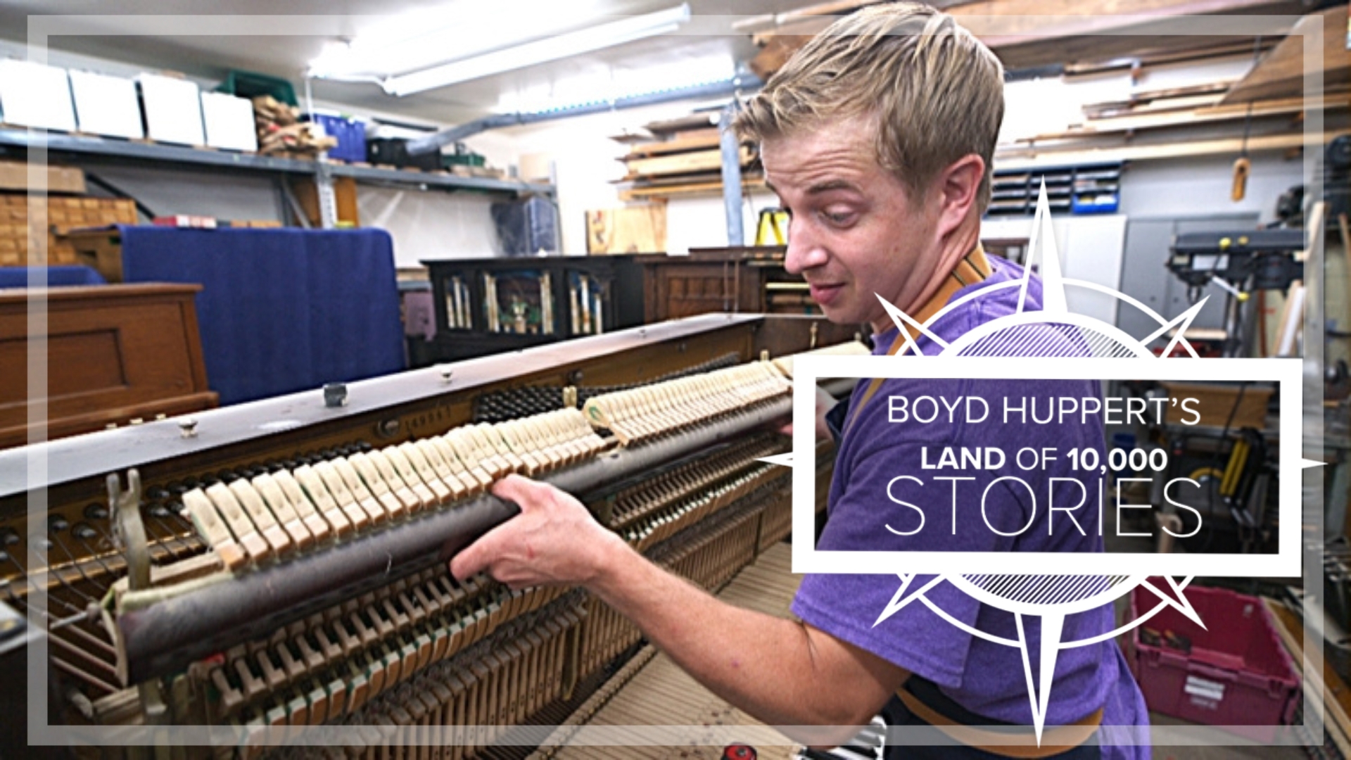 Nate Otto is Minnesota's only full-time player piano restorer.