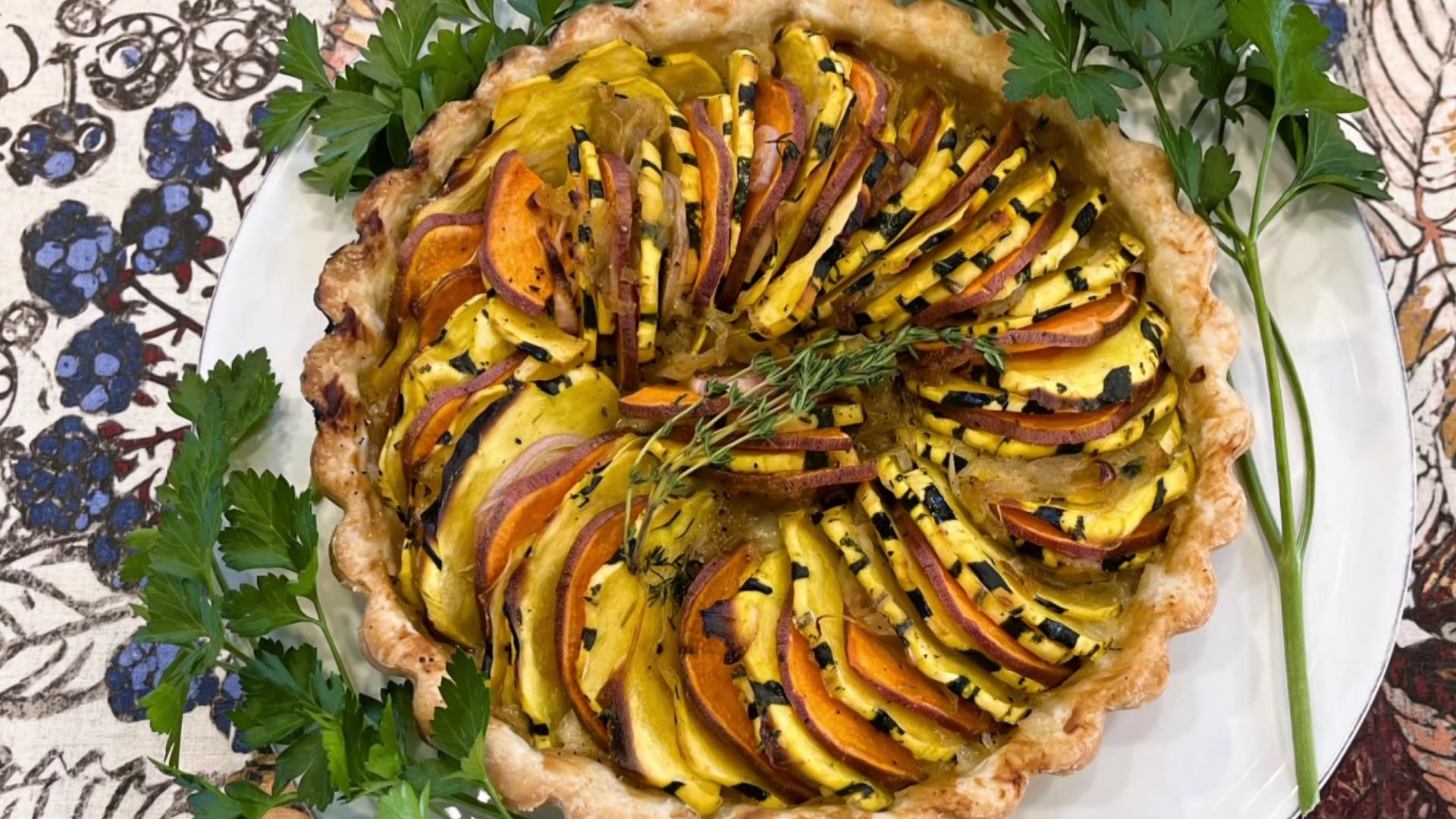 Chef Shelagh Mullen from the Arboretum's culinary program whipped up this seasonably wholesome dish for the KARE 11 Saturday Holiday Cooking Show.