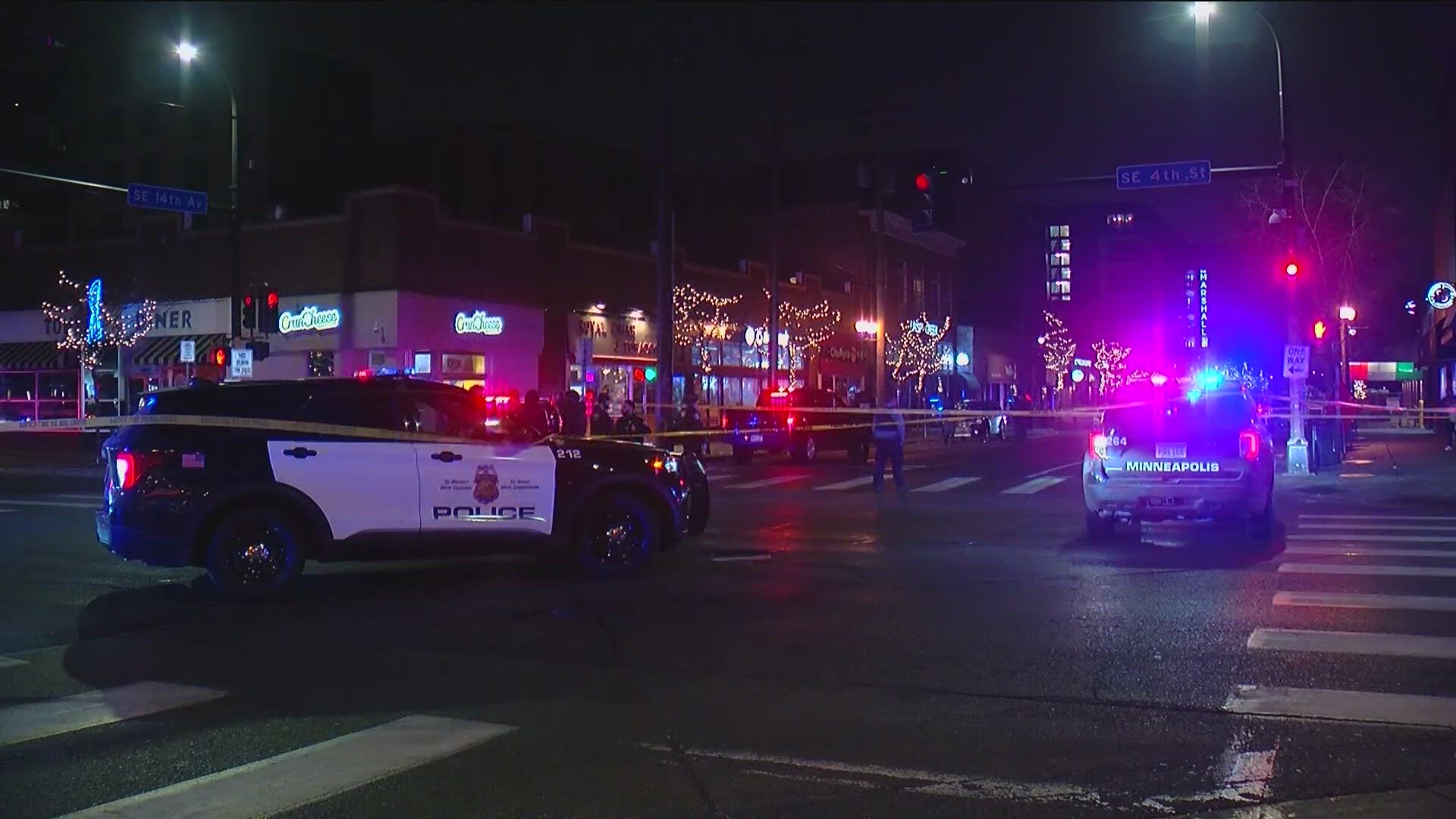 The shootings were all separate incidents MPD responded to, starting with a double fatal shooting in Dinkytown early Sunday morning.