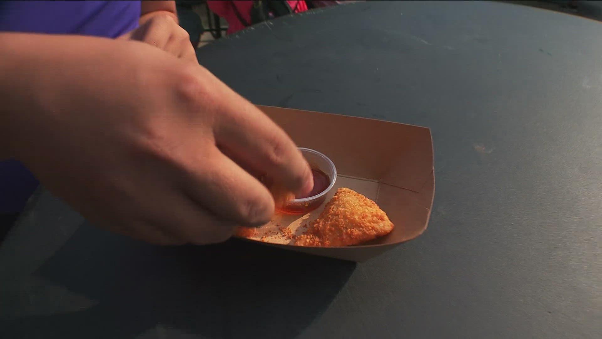 Day one at the fair also meant the first chance for folks to try out the new fair foods this year, including one that brought some intrigue and skepticism online.