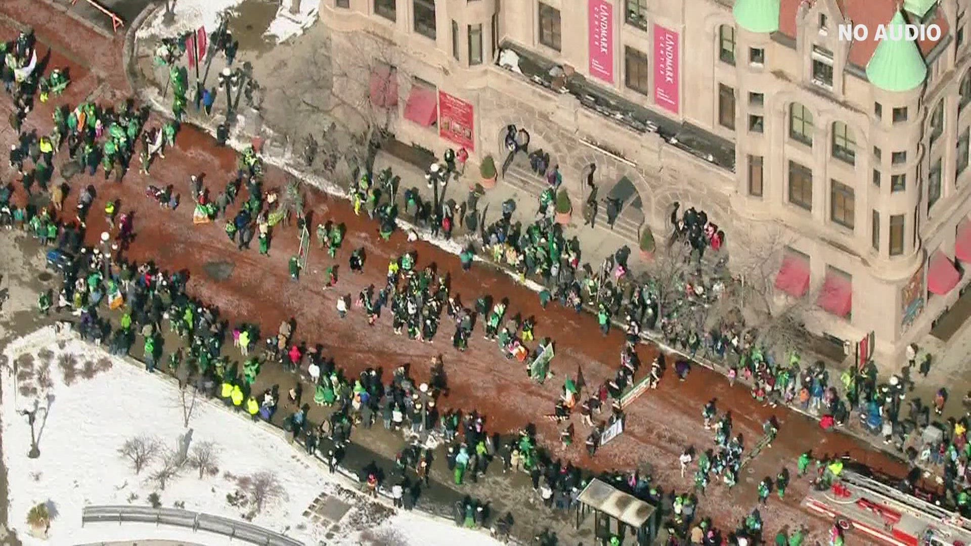Cold temperatures couldn't keep this enthusiastic crowd away from the annual St. Paul St. Patrick's Day Parade!