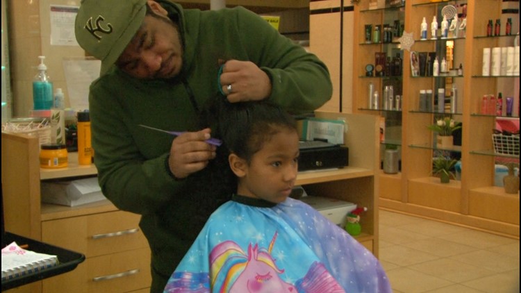 Blaine salon teaches dads how to do their daughter's hair