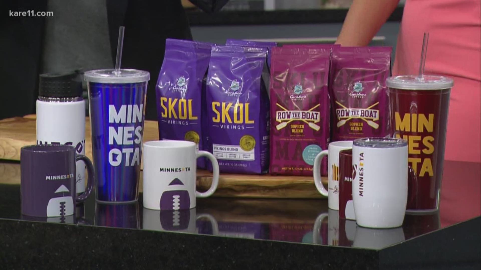 With football season approaching Minnesota-based Caribou Coffee is releasing new flavors dedicated to the Vikings and Gophers.