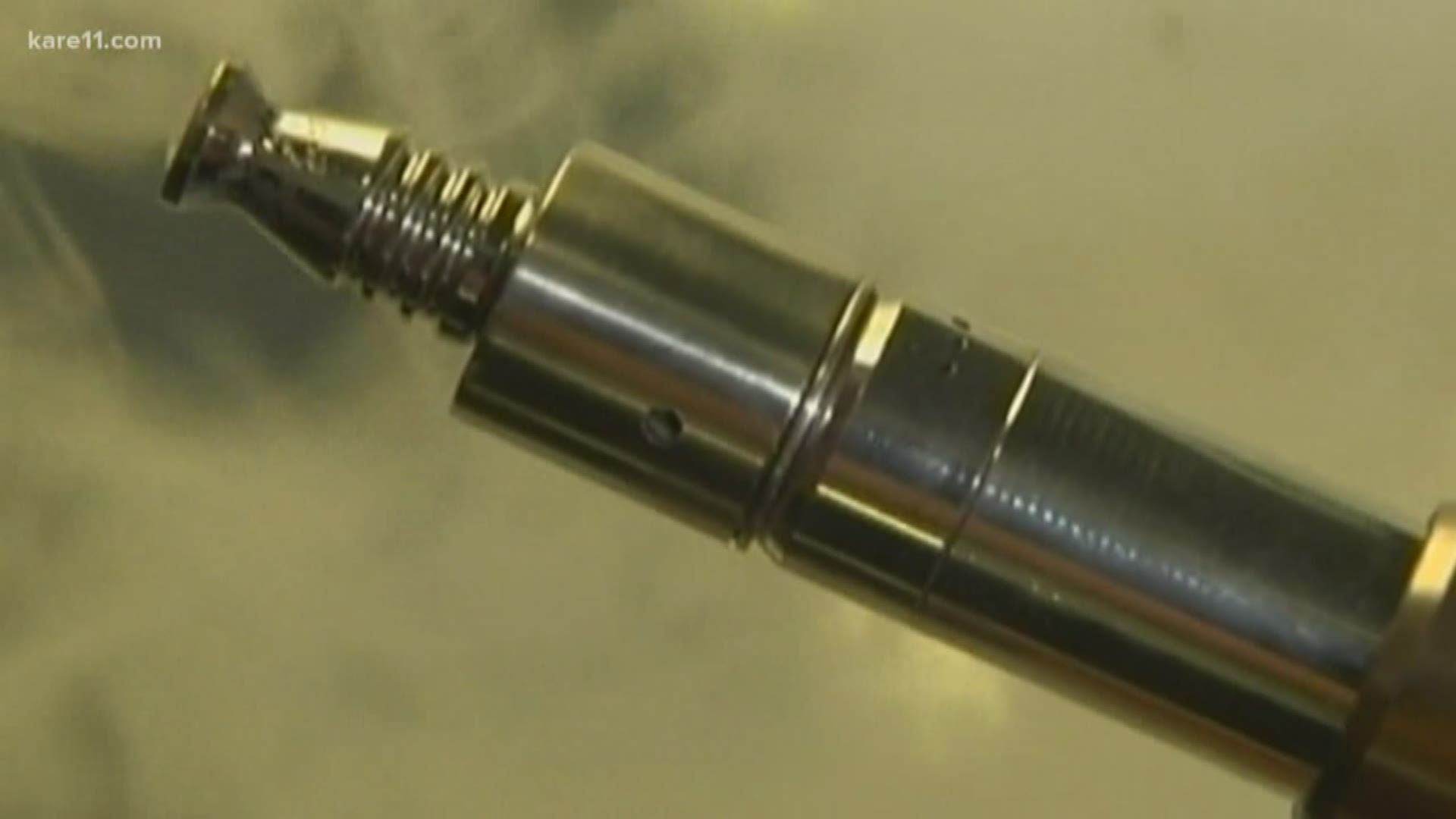 This is the first year that many Minnesota law enforcement agencies accepted vaping devices.