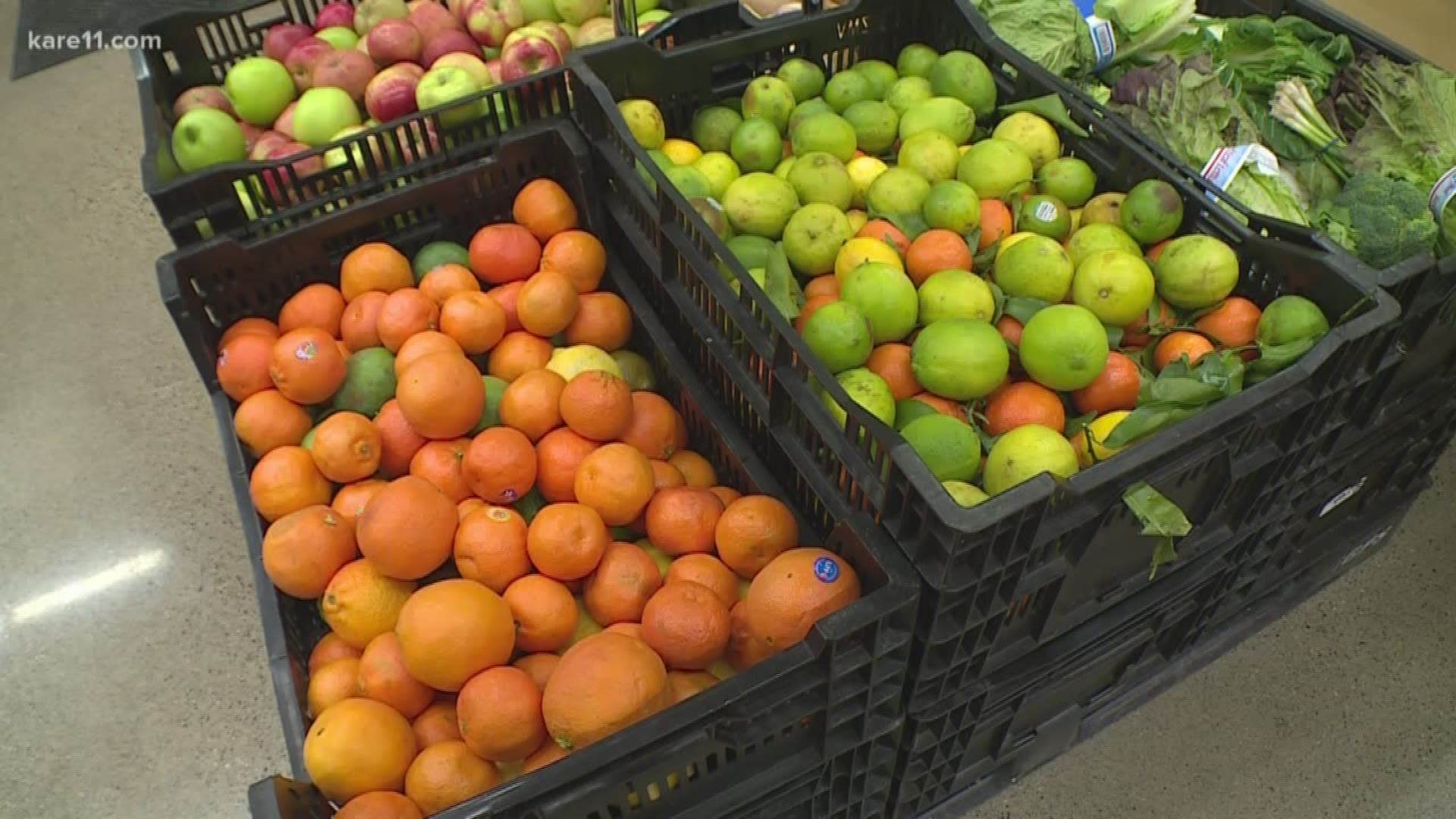 More food shelves across Minnesota and western Wisconsin are transforming to encourage their clients to make healthier choices. It's called the SuperShelf model. KARE 11's Heidi Wigdahl explains how it works.