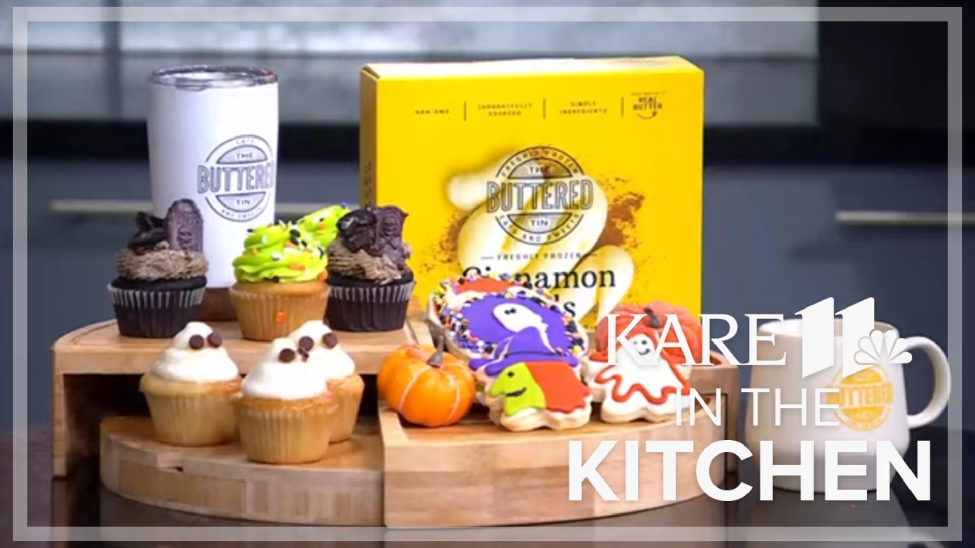 In today's KARE in the Kitchen Alicia's friends from The Buttered Tin whip up some glow-in-the-dark Halloween treats!