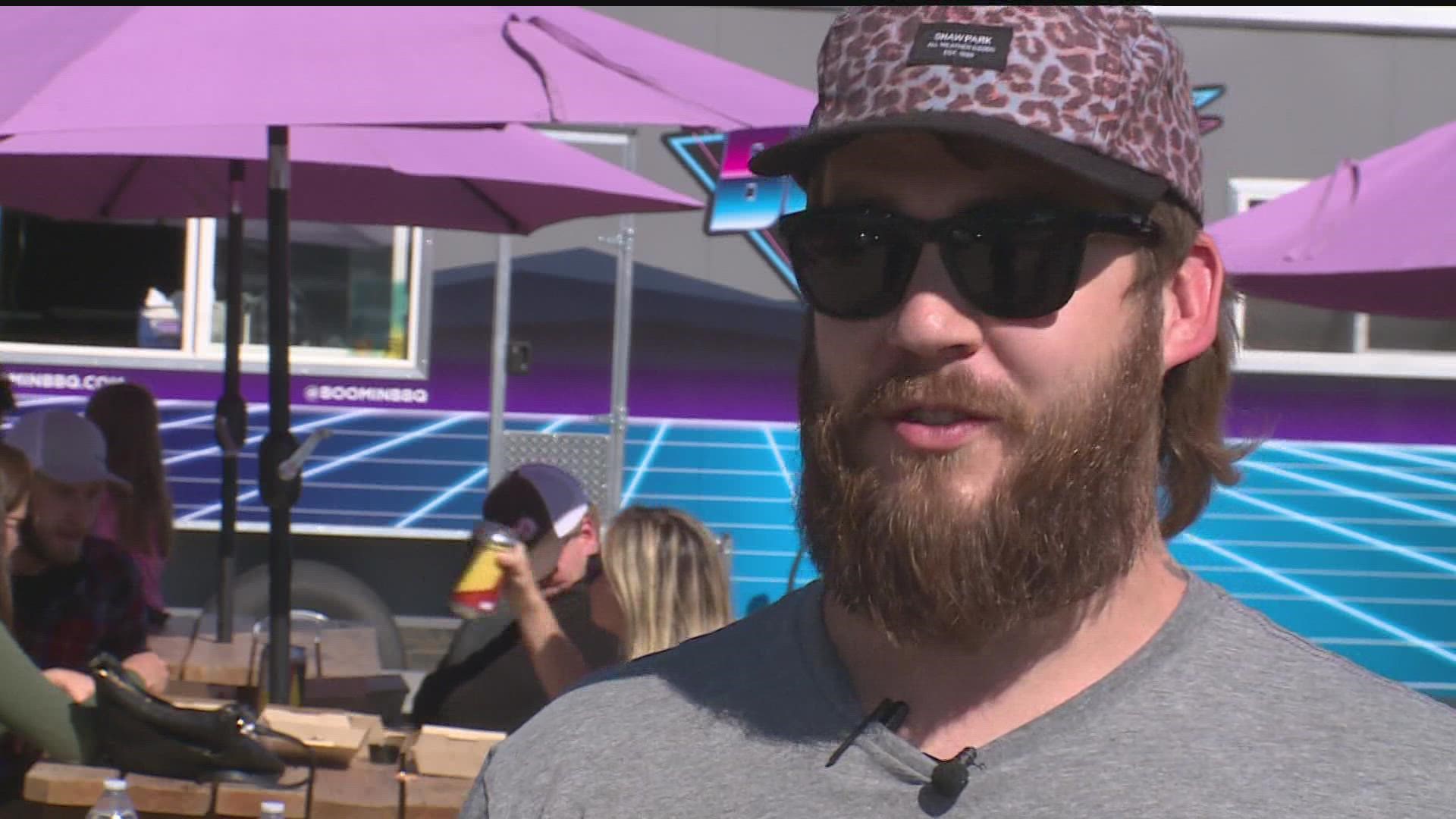 Boomin' BBQ owner Dylan Boerboom says a new city ordinance, which bars food vendors from using external equipment, will drastically impact his ability to operate.
