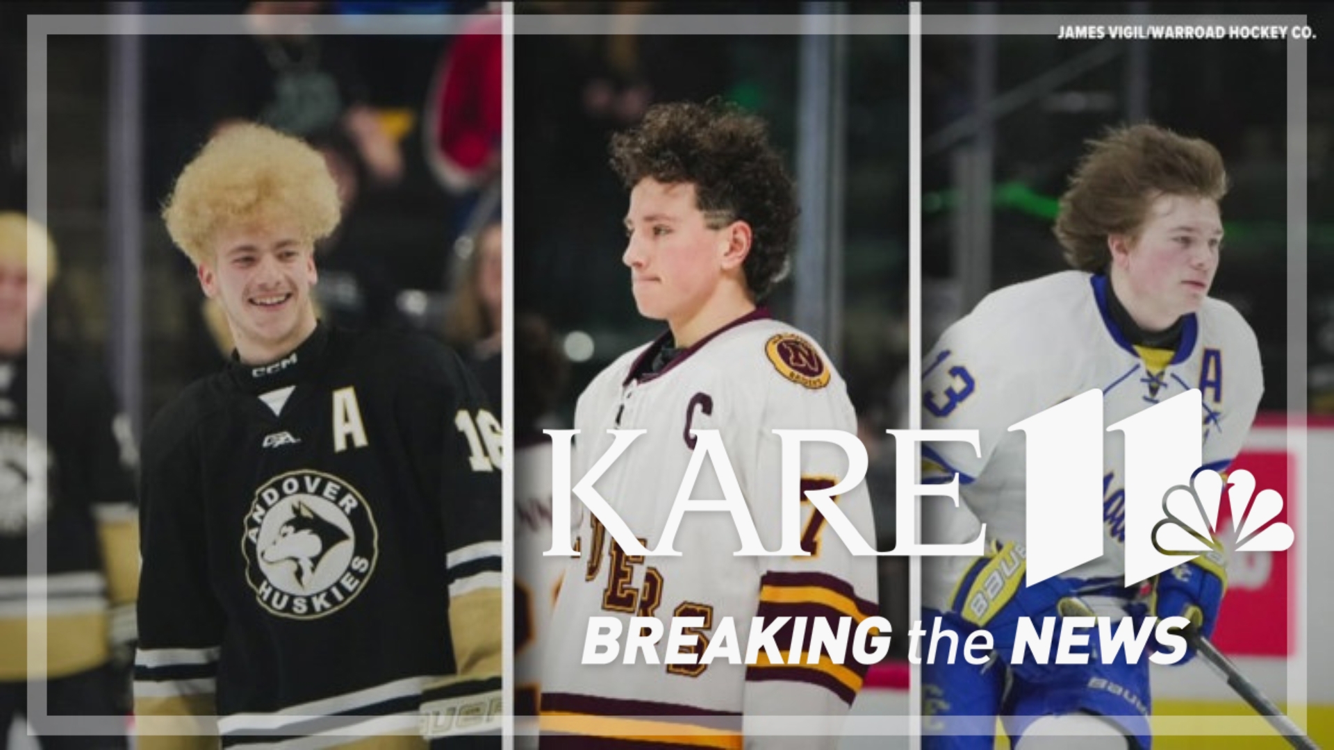 Come for the hockey, stay for the hair. At this point that could be the marketing slogan for the state hockey tournament. 