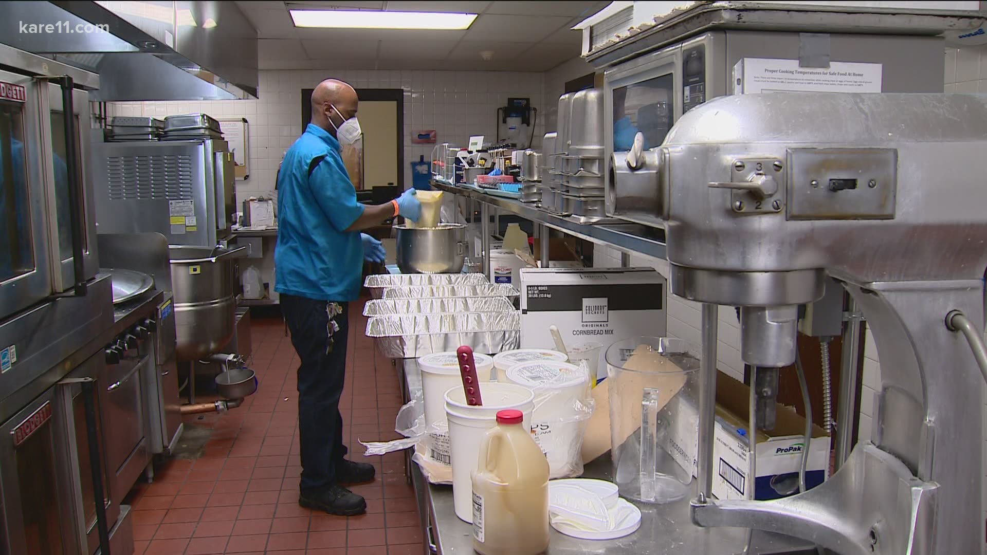 The Union Gospel Mission Twin Cities will prepare about 1,100 full-course lunches to pass out on Christmas Day.