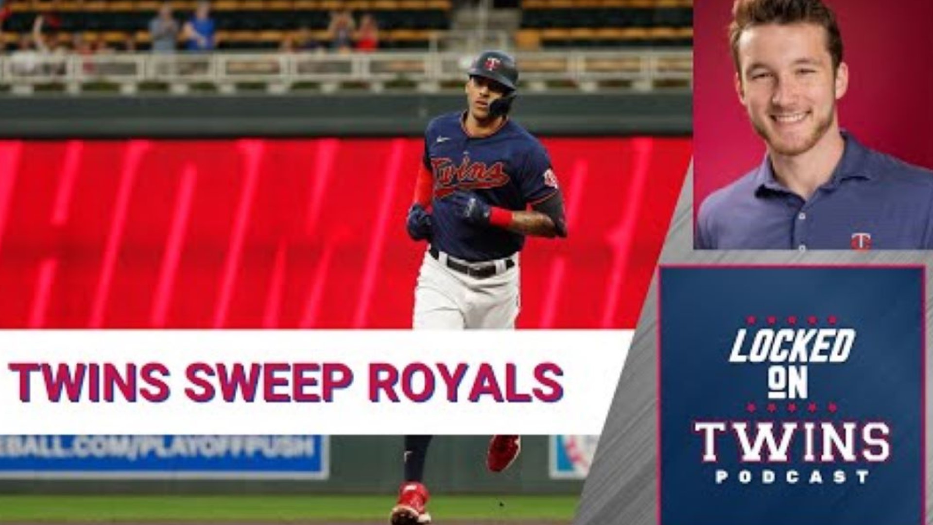 The Minnesota Twins completed a three-game sweep with a 3-2 win over the Kansas City Royals Thursday night.