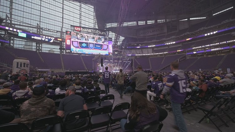 Vikings to host 2023 draft party at U.S. Bank Stadium