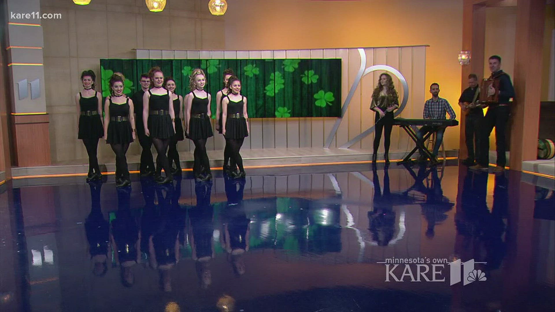 The O'Shea Irish Dancers give a sneak peek of some of the Irish slip jig they will be performing tonight at the Fitzgerald Theater at 5pm tonight for St. Patrick's Day.