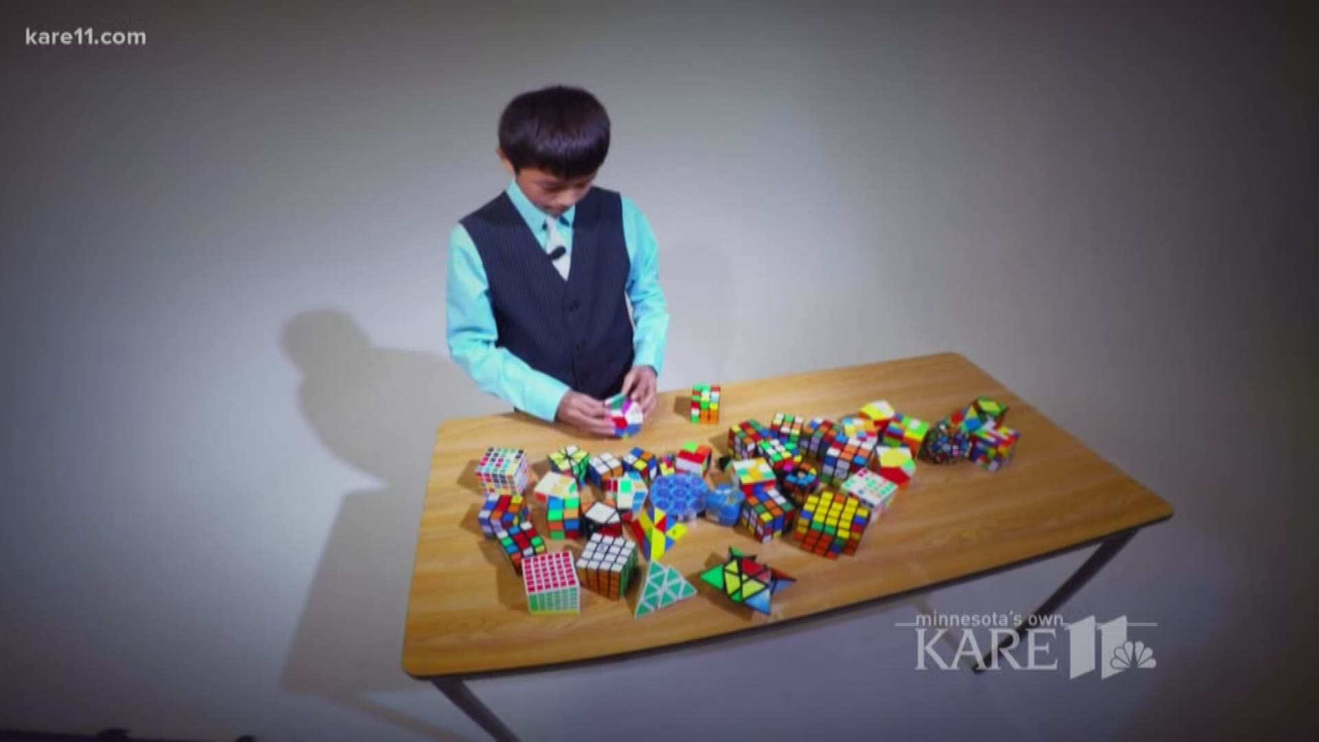 Meet 7th grader who solves Rubik's Cube in seconds